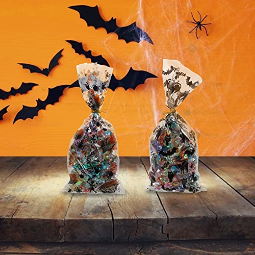 EXCEART Dia Das Bruxas Sacos De Celofane Doces: 200Pcs Sacos Do Favor de Partido Sacos Do Deleite pa
