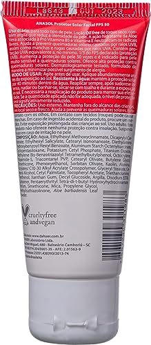 Protetor Solar Facial FPS 50 60g - Anasol