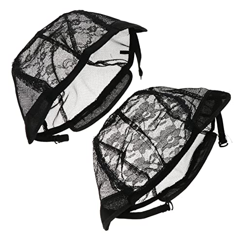 Mikinona Elastic Wig Net Cap Hair Nets for Women Men Wig Head Net Mesh Cap Lace
