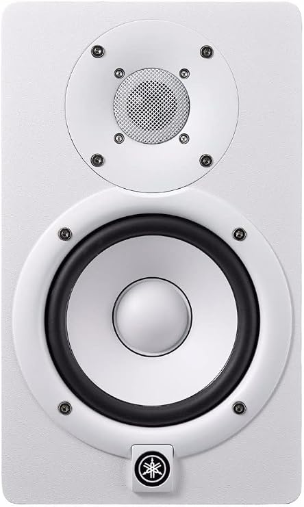 YAMAHA HS5 W 5-Inch Powered Studio Monitor ( White، 2-Pack ) Bundle ( 2 Items )