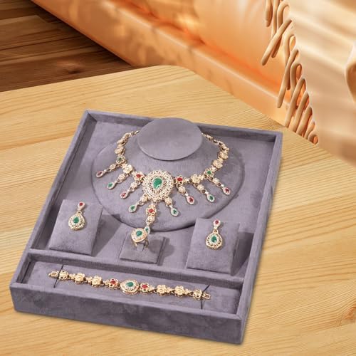 Expositor de joyas para collares, pulseras, anillos y pendientes finos 8