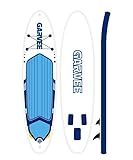Design SUP large et léger : La planche de stand up paddle gonflable mesure 3,23 m x 83,82 cm x 15,24 cm (10,6/11 pi x 33 po x 6 po). Elle supporte jusqu’à environ 204 kg (450 lb) et sa conception extra-large garantit une stabilité et une flexibilité accrues. C’est une planche de paddle robuste et stable pour adultes de tous niveaux, idéale également pour emmener les animaux de compagnie.