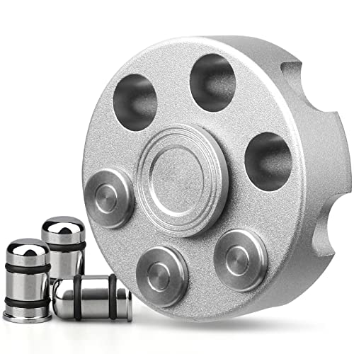 Metall Fidget Spinner Spielzeug für Erwachsene Kinder, Cool Sliver Legierung Hand Finger Spinner, Sensorische Fidget Cube Schreibtisch Spielzeug für Anti Angst Party Gefälligkeiten Geschenk Cover