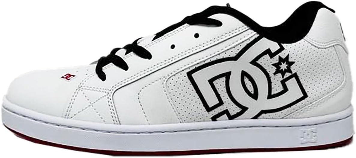 DC Men's NET Skate Shoe, White, 11