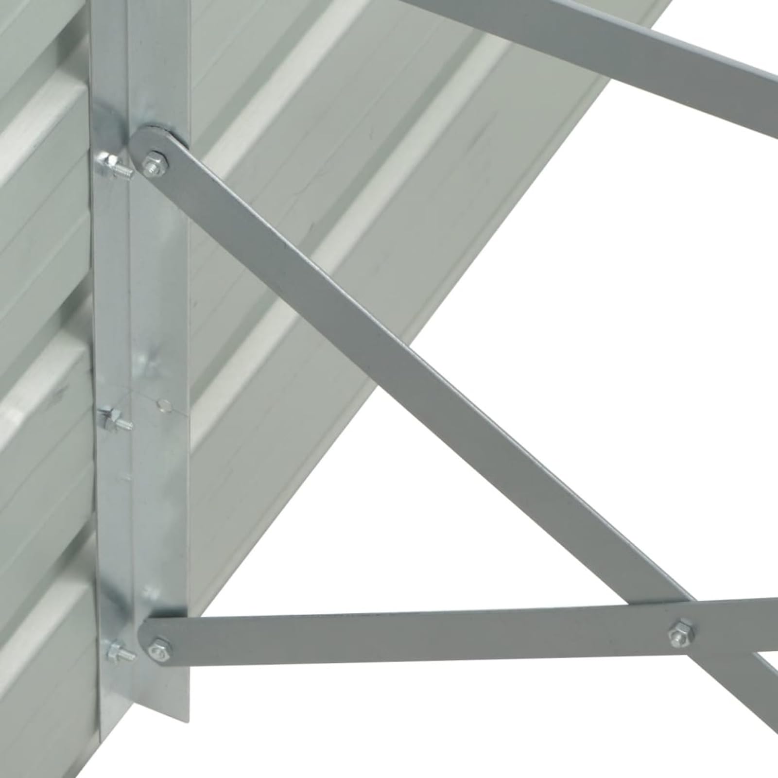 Arriate de Acero galvanizado Gris Antracita 100x40x77 cm Adecuado para Plantar Plantas y Flores, macetas de Exterior adecuadas para terrazas, Balcones y Patios