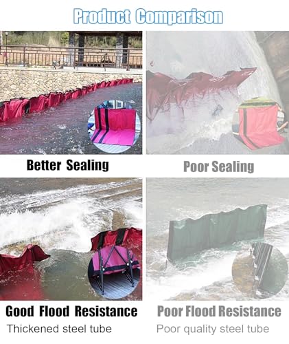 Inondation de garage évitée avec ce panneau d'arrêt d'eau pliable - 6