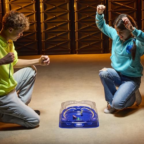 Image of Beyblade X Drop Attack Battle Set with Beystadium Arena, 2 Takara Tomy Tops & Launchers, Impact Drake 9-60LR & Hover Wyvern 3-85N, Battling Game Toys, Ages 8+
