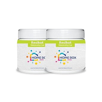 HOME BOX mini Resikot Water Proofing Coat Used for Damage Wall (100 g), Pack of 2
