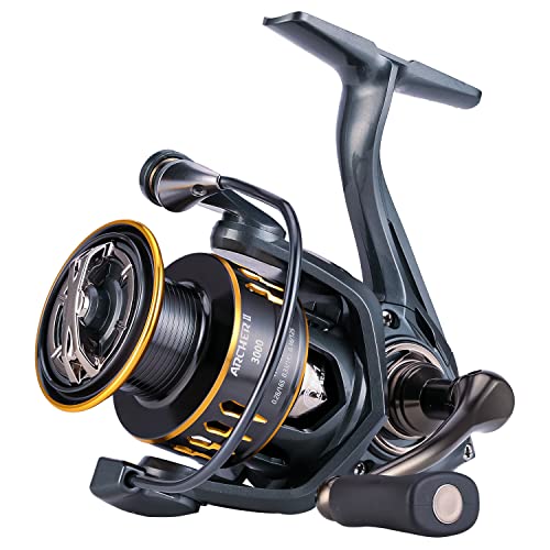 Seaknight Archer II Carrete Giratorio de Agua Dulce 4,9:1 5,2:1 de Alta Velocidad 8+1BB Carrete de Pesca de Carpa Ultraligero 2000 3000 4000 5000 6000 MAX Drag 29LB