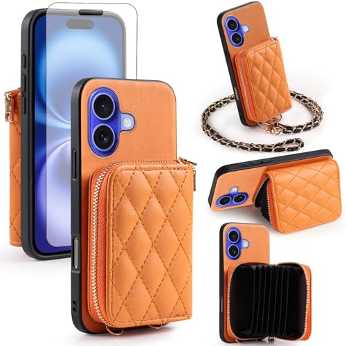 Coque iPhone 17 avec cordon et porte-carte pour vos sorties