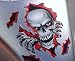 i5 Red Skull Decal Graphic for Honda Kawasaki Suzuki Yamaha Harley