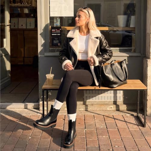 DREAM PAIRS Women's Chelsea Ankle Boots Booties - Image 3