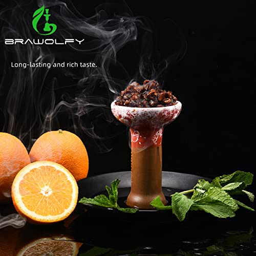 Brawolfy Hookah Shisha Flavors Set, Tobacco & Nicotine Free Molasses, Fruit Flavor Mix With Premium Flavors And Scents, 100 Grams Of Hookah Flavors (3Pcs-B) #TOP6