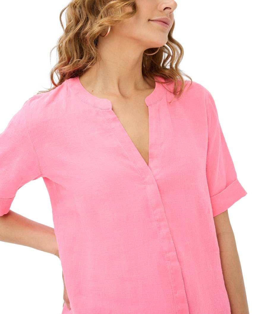 BRAX Style.veri Linen Solid Blusas para Mujer