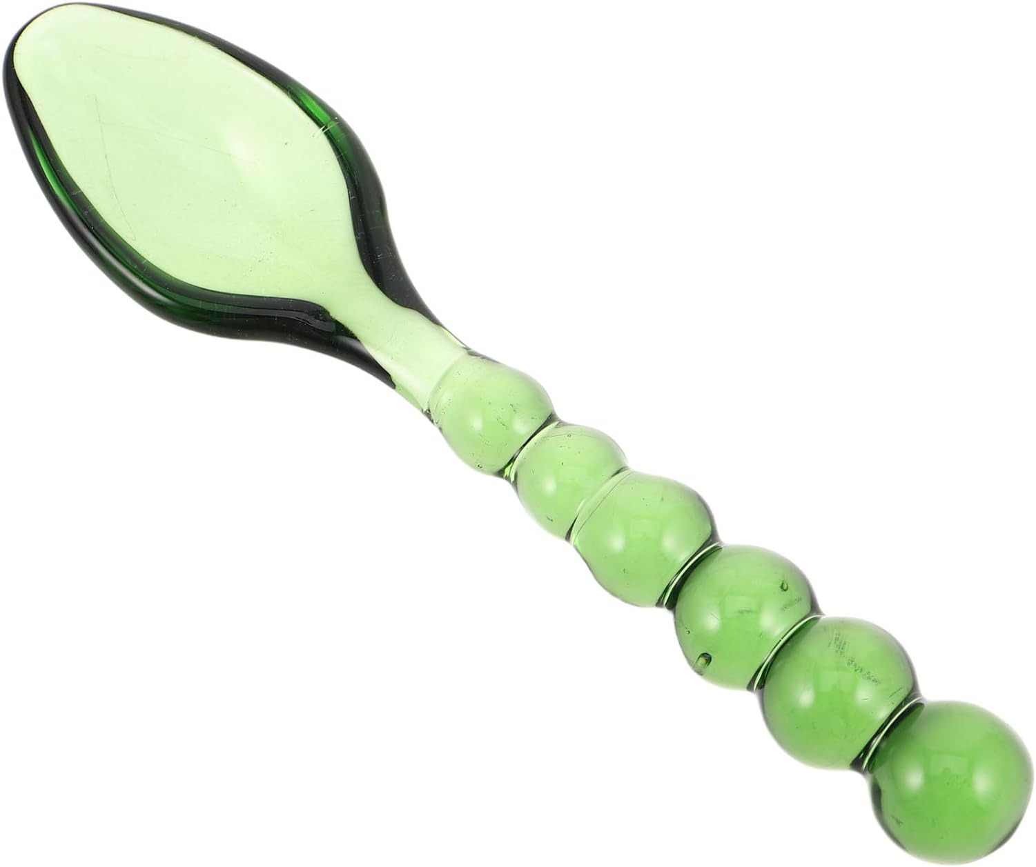 Stirring Spoons Teaspoons Glass with Creative Design Comfortable Grip Craftsmanship Unique Glass Tableware for Bar Party and Kitchen Use