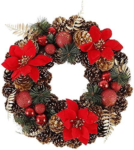 Couronne d'automne de 30 cm pour sublimer une porte sans effort
