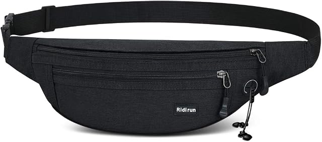 Ridirun Waterproof Bumbags Running Belt Ligthweight running Pouch Waist packs Breathale Cycling Bum bag hiking travel dog wolking waist bag for women men ladies boys