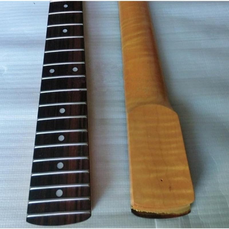 Manche guitare électrique 22 frettes résistant érable touche palissandre