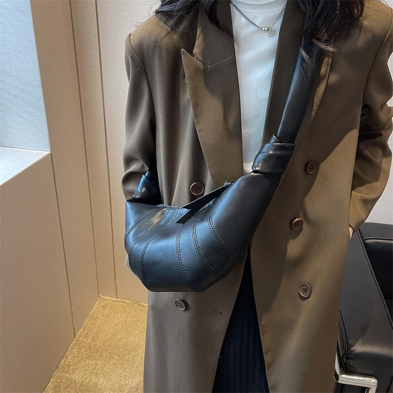 Crescent Crossbody Bag for Women, Lightweight Sling Bag, Crossbody Croissant Crescent Bag, Travel Sling Bag 5