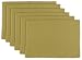 DII 100% Cotton, Ribbed 13x 19" Everyday Basic Placemat Set of 6, Taupe