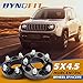 dynofit 20mm 4pcs 5x4.5 Wheel Spacers for 2006-2017 Jeep Compass | 2007-2017 Patriot | Hyundai Genesis Coupe | Solid Forged Hubcentric Wheel Spacer 67.1 bore 5x114.3 12x1.5 Studs