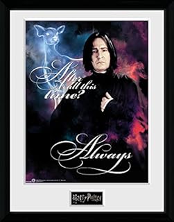 GB eye Harry Potter Snape Always 30 x 40cm Framed Collector Print