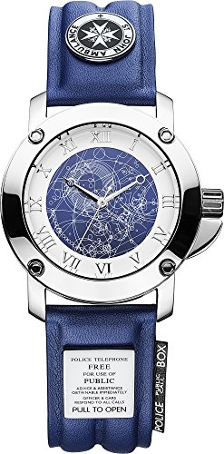 Preisvergleich Produktbild Dr Who dr194 Armbanduhr Herren, Leder, Blau