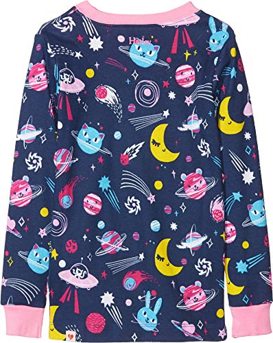 Image of Hatley Girl's Organic Cotton Long Sleeve Printed Pyjama Set Pajama