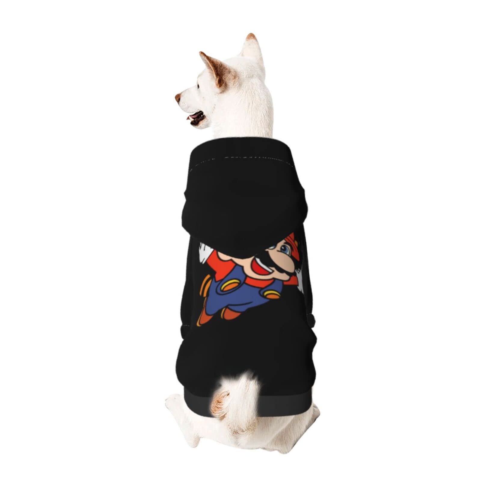 Amazon ペット服 スーパーマリオ 綿製 犬の服 柔らかい ダウンコート 小型犬 猫用洋服 加絨厚い 秋冬服 寒さ対策 雪对策 暖かい 防寒 防水 防風 户外 お散歩 着脱簡単 コート ジャケット パーカー Purewind ペット用品 通販