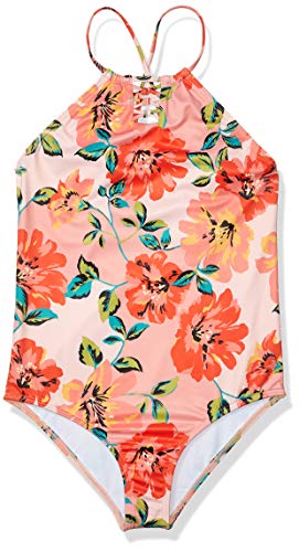 Billabong Girls' Beach Bliss One Piece Swimsuit, Multi, 12
