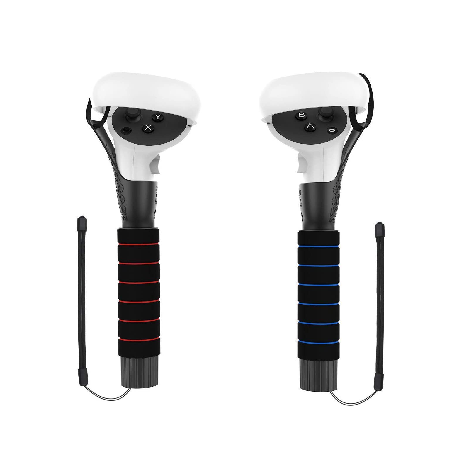 Estensioni Controller VR LINKIDEA Per Meta Quest 2 - 2 Maniglie Allungate Per Beat Saber E Giochi Spada - Foto 7
