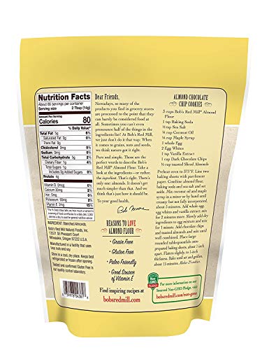 Bob's RED Mill Flour Almond Blanched Size 32 OZ,(Pack - 4) - image 2