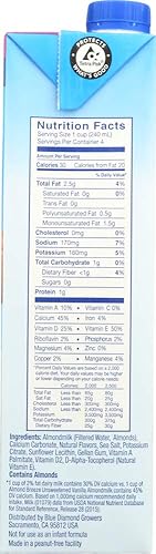 Miniatura 2 de Blue Diamond Growers - Leche de almendras con brisa de almendras sin azúcar, vainilla - 32 onzas (paquete de 2)