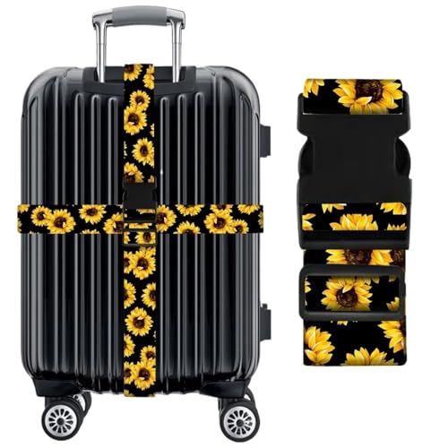 Ceinture valise réglable et robuste avec boucle de fermeture rapide pour l'emballage de sac