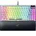 Produktbild Razer BlackWidow V4 75% Phantom White - Hot-swap-fähige mechanische Gaming-Tastatur - Orange Tactile Switches - Medienrolle mit 2 dedizierten Medientasten - RGB - US Layout | Edition Phantom White