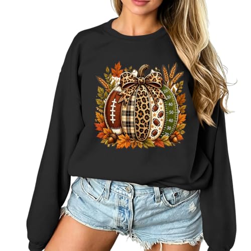 Cute Halloween Sweatshirts for Women Fleece Graphic Comfortable Pullover - image 3