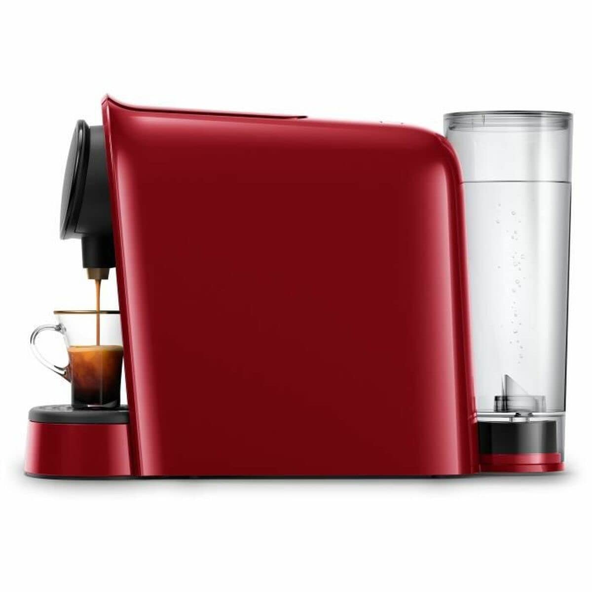 PHILIPS L'Or Barista LM8012 / 51 m�quina de caf� de c�psulas espresso doble - Rojo + 9 c�psulas