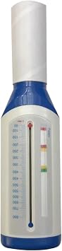 Incentive Spirometer Adult, Spirometer Portable Peak Flows Meter Personal Pocket Incentive Adult with Scale & Mouthpiece Breathing Exercise Device for Lungs