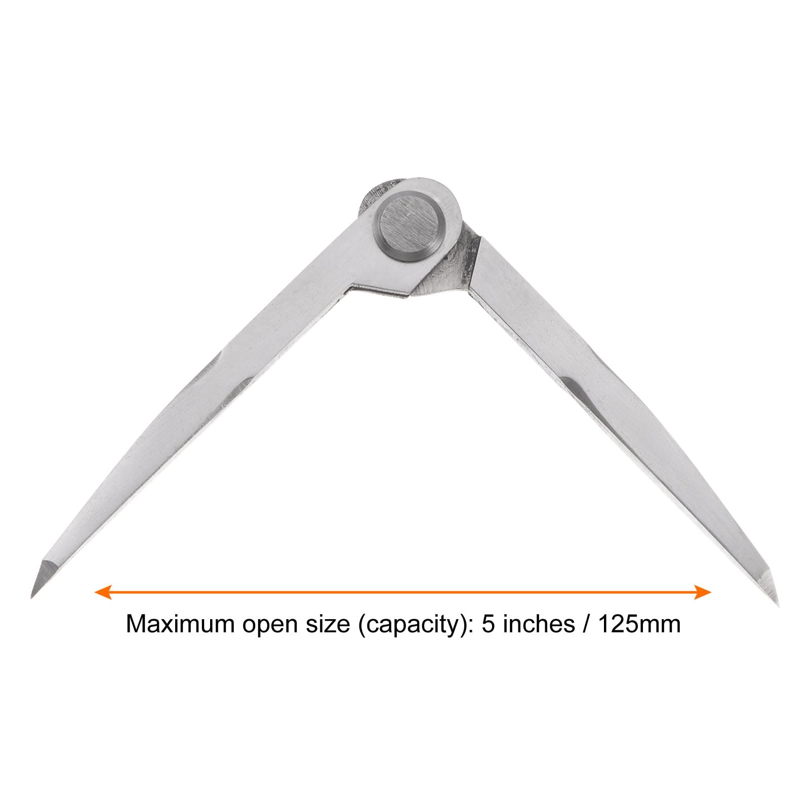 QUARKZMAN Navigations-Teiler 100mm - Metall Kompass Für Holzbearbeitung & Technisches Zeichnen
