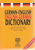 German-English, English-German dictionary 1855343258 Book Cover