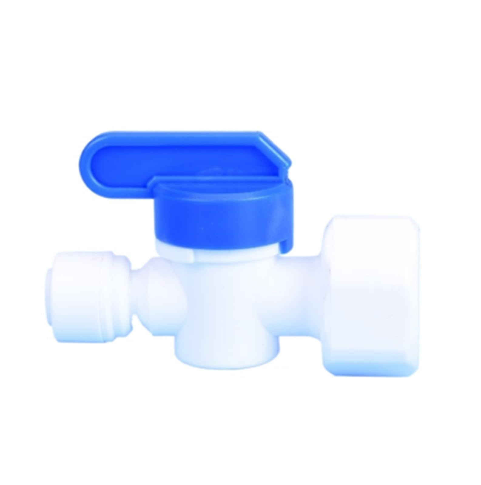 Válvula de bola hilo femenino macho 1/4 ", 3/8" y 1/2, interruptor ajuste retrolavado RO, conector rápido, filtro agua, piezas ósmosis reversa(JSQMK061,10 pcs)