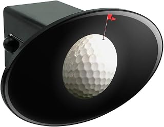 GRAPHICS & MORE Golf Ball Moon Flag Golfing Oval Tow Trailer Hitch Cover Plug Insert