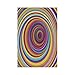 Produktbild VAICR Home Garden Rainbow Hypnotic Rainbow Colored Vortex Hypnotic Effect Optical Illusion Psychedelic Print Decorative Multicolor Decorative Garden Flag for Outdoor Lawn and Garden Hom