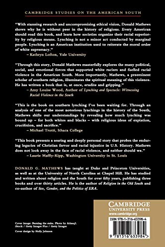 image for Cambridge University Press At the Altar of Lynching: Burning Sam Hose 