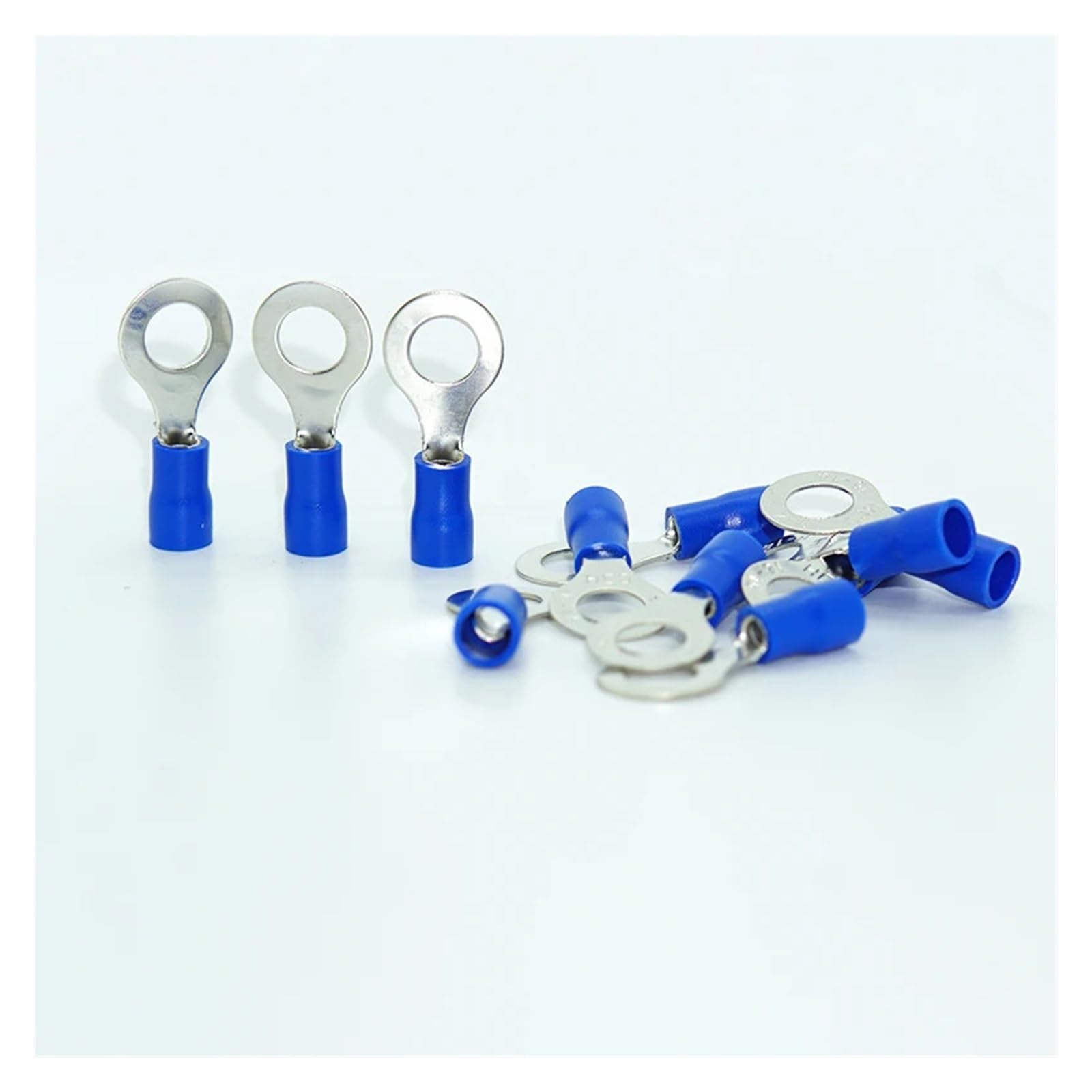 Cosse à anneau bleu pour câble 1.5-2.5mm² RV2-6 œillet 6.4mm en vinyle