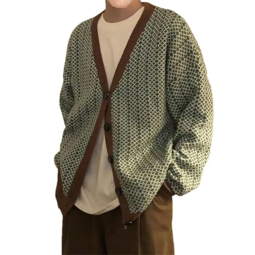 Veste en tricot boutonné pour homme idéale pour les journées d'automne