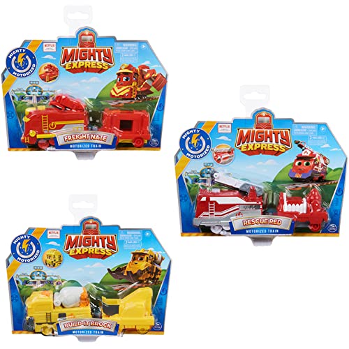 Mighty Express Spin Master Build-It Brock Motorized Train (20129777)