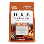 Dr Teal's Epsom Salt Magnesium Soak, Cozy Fireside, 3 lbs