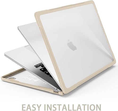 Miniatura 3 de May Chen Funda rígida protectora resistente a prueba de golpes para MacBook Air de 15 pulgadas M2 A2941 / M3 A3114 Chip 2023 2024, carcasa rígida