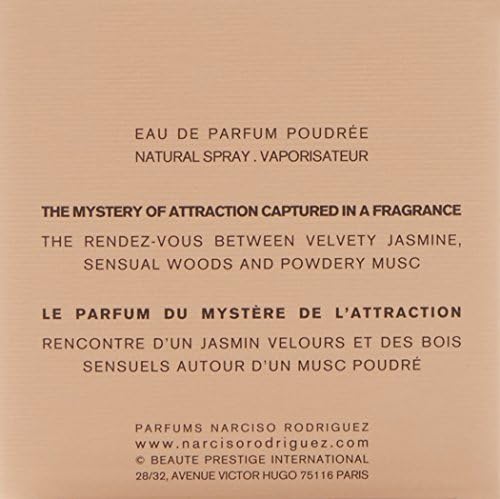 Poudree by Narciso Rodriguez Eau de Parfum For Women, 30ml